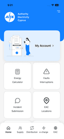 AHK Cypruss Electricity App screenshot 1