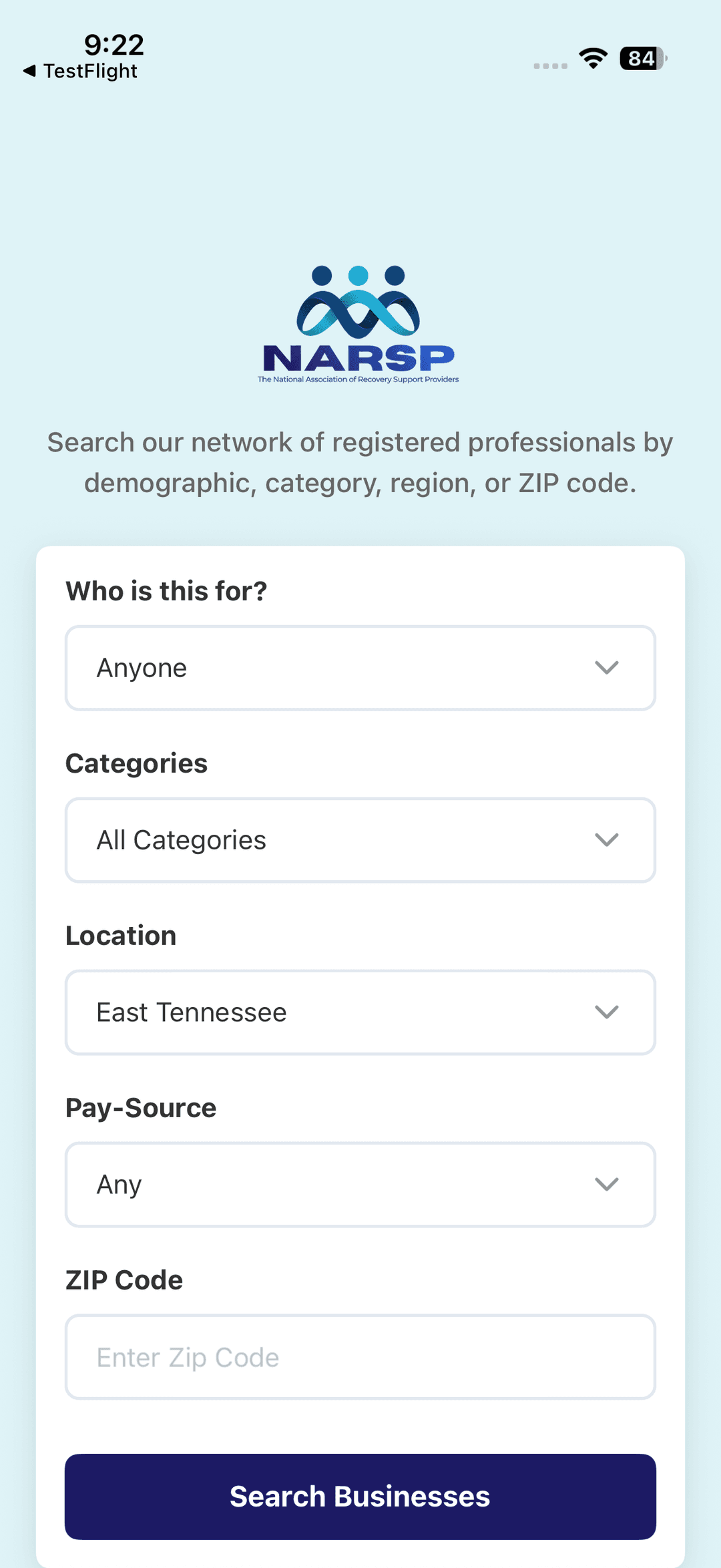 NARSP Mobile App